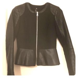Faux leather jacket